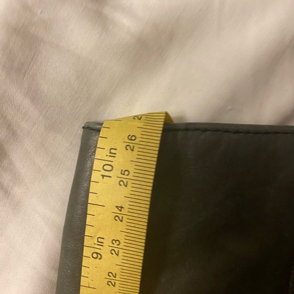 Black Genuine Soft Leather Knee High Boots Sz. 8 - Picture 6 of 16